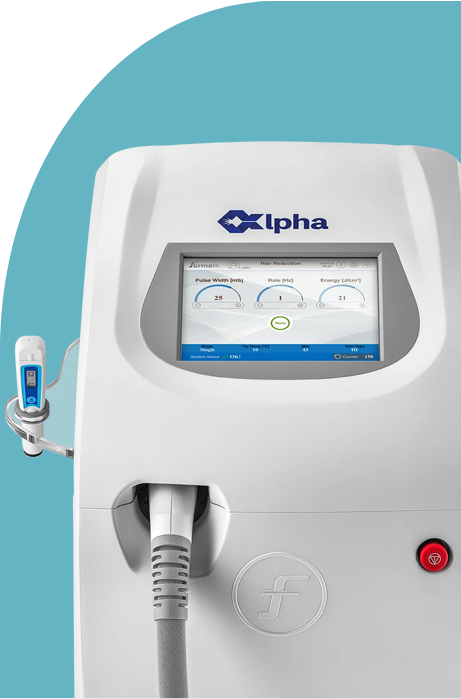 Machine d’épilation laser diode Alphaline dans un centre esthétique en Essonne